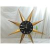 Image 1 : VINTAGE STARBURST WALL CLOCK