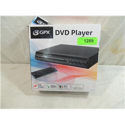 GPX DVD PLAYER NEW IN BOX