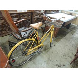 VINTAGE AMF VOYAGER BICYCLE WITH BASKET