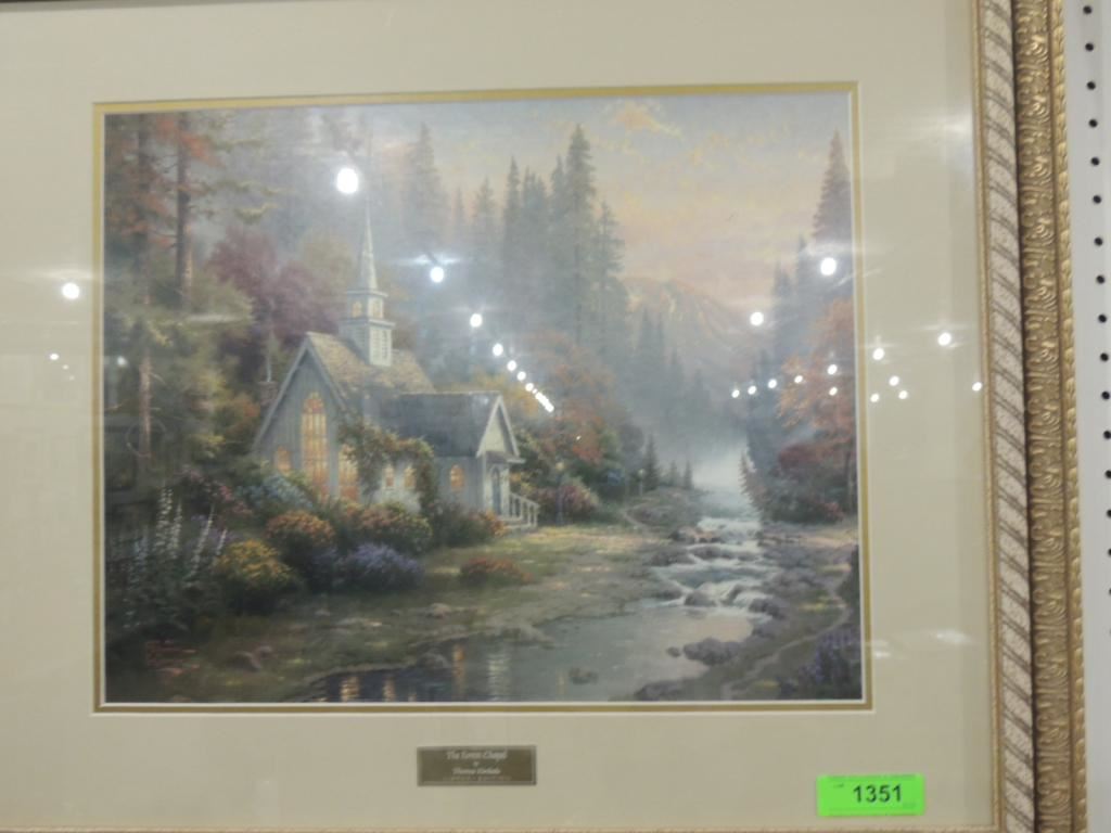 Thomas Kinkade Library Edition The Forest Chapel