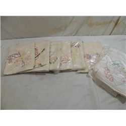 LOT 11 NEEDLE POINT KITCHEN TOWELS