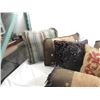 Image 2 : BOX LOT MISC DECORATIVE THROW PILLOWS