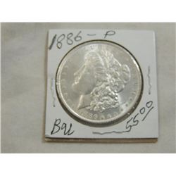 1886P MORGAN SILVER DOLLAR
