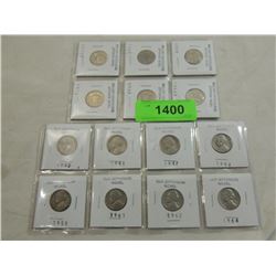 LOT 14 JEFFERSON NICKELS
