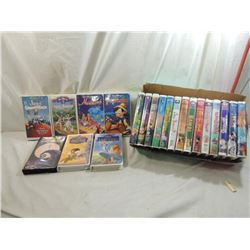 LOT 21 MISC DISNEY VHS MOVIES