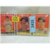 Image 1 : LOT 3 1958 TOPPS BASEBALL CARDS: PORTER, DALEY, DO