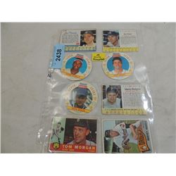 LOT 8 OLD VINTAGE BASEBALL CARDS