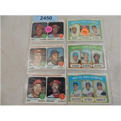 LOT 6 1972 & 73 BASEBALL CARDS