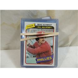 LOT 15 MISC BASEBALL CARDS