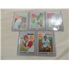 Image 1 : LOT 5 1970 TOPPS MINT BASEBALL CARDS