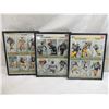 Image 1 : LOT 3 MCDONALDS PACKERS GAMEDAY CARDS FRAMED