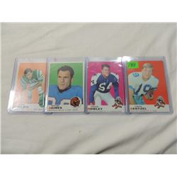 LOT 4 1969 TOPPS FOOTBALL CARDS
