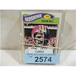 30+ 1977 MISC FOOTBALL CARDS
