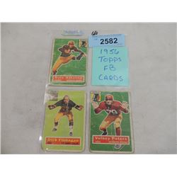 LOT 3 1956 TOPPS FOOTBALL CARDS