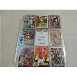 LOT 42 MISC FOOTBALL CARDS