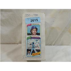 350 1980 TOPPS BASEBALL CARDS