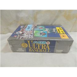 1991 FLEER WAX PACK BOX BASEBALL CARDS