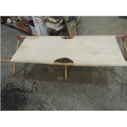 PAIR VINTAGE ARMY COTS