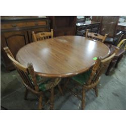VINTAGE DINING TABLE & 4 CHAIRS