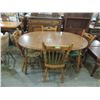 Image 2 : VINTAGE DINING TABLE & 4 CHAIRS