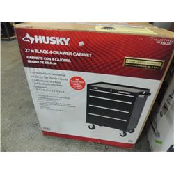 HUSKY 27IN BLACK  4 DRAWER CABINET