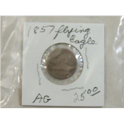 1857 FLYING EAGLE COIN