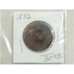 1832 LARGE COIN