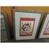 Image 1 : LARGE DECORATIVE FLORAL GALLERY ART