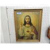 Image 1 : VINTAGE JESUS CHRIST FRAMED LITHOGRAPH