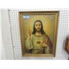 Image 2 : VINTAGE JESUS CHRIST FRAMED LITHOGRAPH