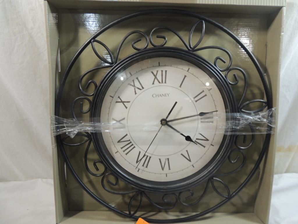 CHANEY METAL FRAME WALL CLOCK