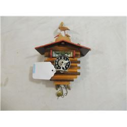 VINTAGE SMALL COCKOO CLOCK BIRDHOUSE