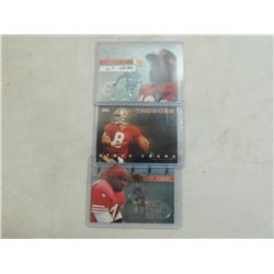 LOT 3 S.F 49ERS FOOTBALL CARDS