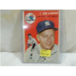 TOPPS ED LOPAT #5 BASEBALL CARD