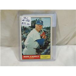 1961 TOPPS RON FAIRLY #492 BASEBALL CARD