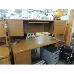 OFFICE DESK & CREDENZA