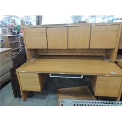OFFICE DESK & CREDENZA