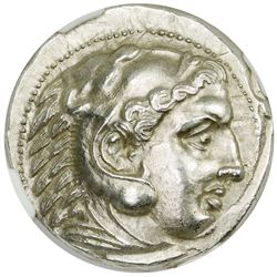 MACEDONIAN KINGDOM: Alexander III, the Great, 336-323 BC, AR tetradrachm (17.28g)