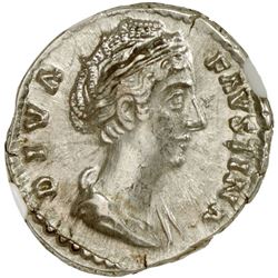 ROMAN EMPIRE: Faustina Senior, wife of Antoninus Pius, 138-140 AD, AR denarius