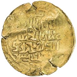 QARAKHANIDS IN BALKH & TIRMIDH: Ghiyath al-Dunya Mahmud, d. 1212, AV dinar (4.58g), Tirmidh, DM