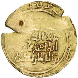 KHWARIZMSHAH: Muhammad, 1200-1220, AV dinar (3.34g), Firuzkuh, AH616