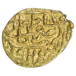 SAFAVID: Tahmasp I, 1524-1576, AV 1/4 mithqal (1.17g), Isfahan, AH960
