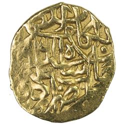 SAFAVID: Tahmasp I, 1524-1576, AV 1/4 mithqal (1.16g), Urdu, AH961
