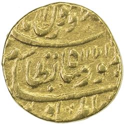DURRANI: Taimur Shah, as Nizam, 1757-1772, AV mohur (10.97g), Multan, AH1171 year one (ahad)