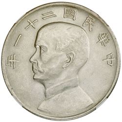 CHINA: AR dollar, year 21 (1932)