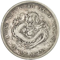 CHIHLI: Kuang Hsu, 1875-1908, AR dollar, year 24