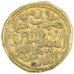 DELHI: Muhammad III, 1325-1351, AV dinar (12.78g), Hadrat Delhi, AH727