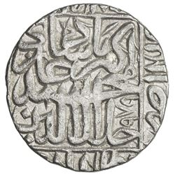 MUGHAL: Akbar I, 1556-1605, AR rupee (11.38g), Agra, AH979, KM-80.1A, lovely strike