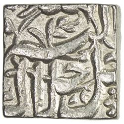 MUGHAL: Akbar I, 1556-1605, AR square rupee (11.29g), Tatta, IE50