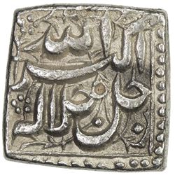 MUGHAL: Akbar I, 1556-1605, AR square rupee (11.44g), NM, IE35